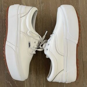 Vans Era Stacked Platform Sneakers in Pure White Women’s Size 7